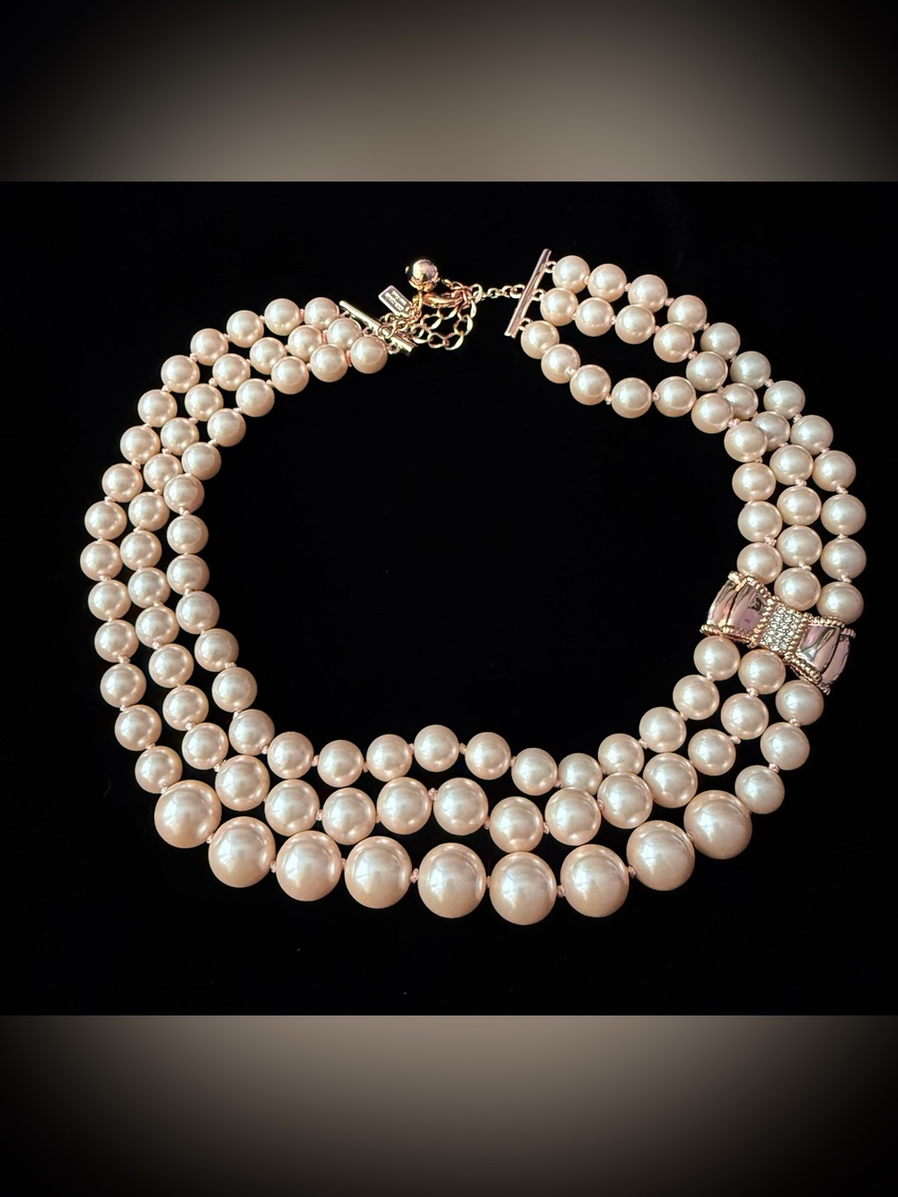 Kate Spade Tiered Pearl Necklace